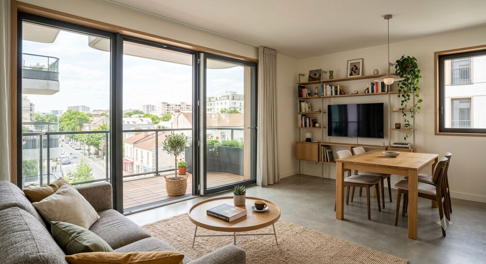 Vente Appartement - GRAND T5  orienté PLEIN OUEST avec PARKING, PROCHE MÉTRO - Chenove