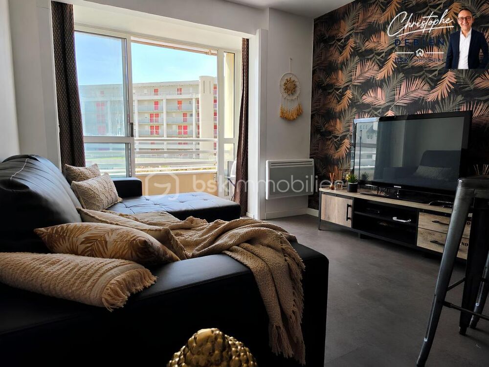 PORNICHET  APPARTEMENT T2 DE 41,56 M²  1 CHAMBRE  LOGGIA - PLACE DE STATIONNEMENT - À QUELQUES PAS DE LA PLAGE