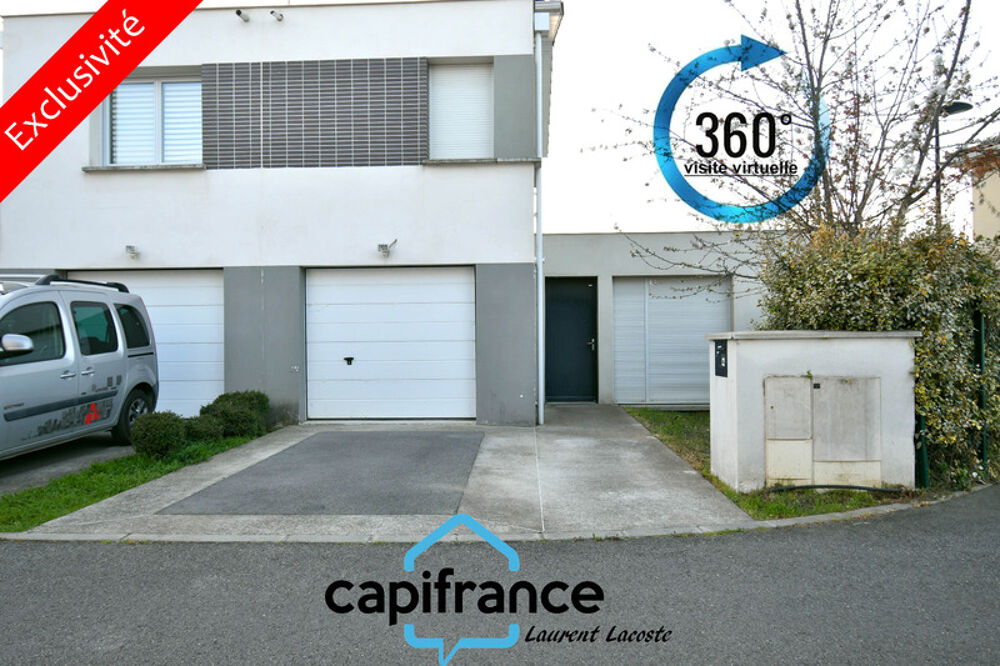 Maison à vendre 3 pièces TOURNEFEUILLE (31), proche Lac la Ramée - garage - jardin