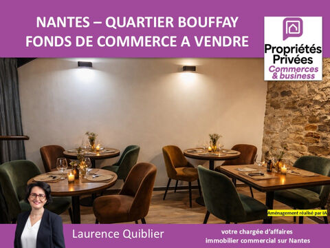44000 NANTES BOUFFAY-  RESTAURANT 30 COUVERTS, TERRASSE 165300 44000 Nantes