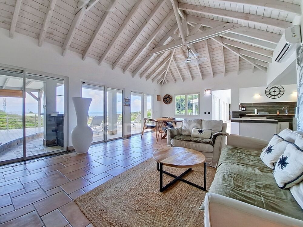 SUPERBE VILLA AVEC VUE MER PANORAMIQUE À VENDRE SUR LES JARDINS DE LA BAIE ORIENTALE, SAINT-MARTIN (97150)