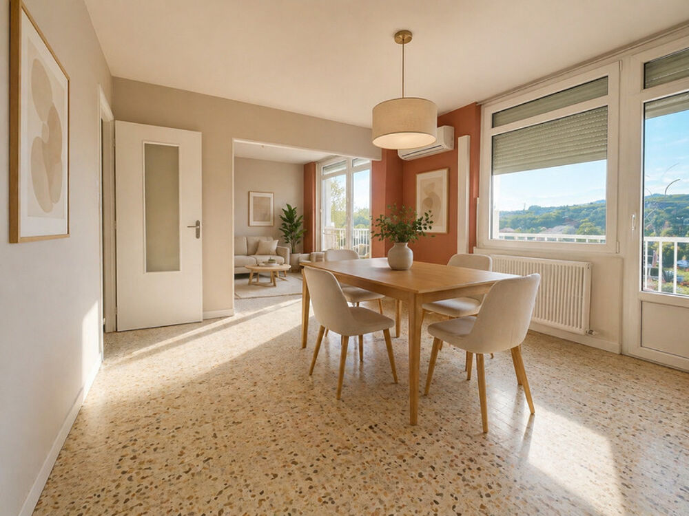 T4 lumineux 83m2 avec garage-Double séjour-2 chambres