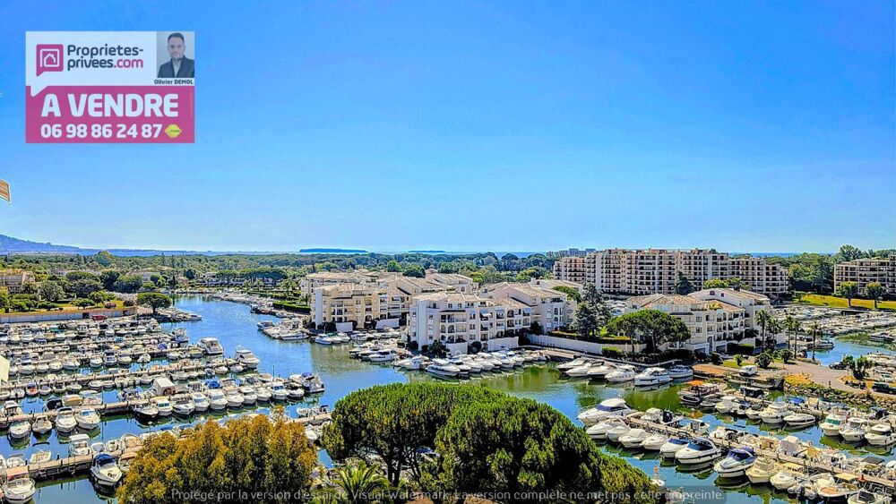 Vente Appartement 3 PIECES CANNES MARINA VUE MER Mandelieu la napoule