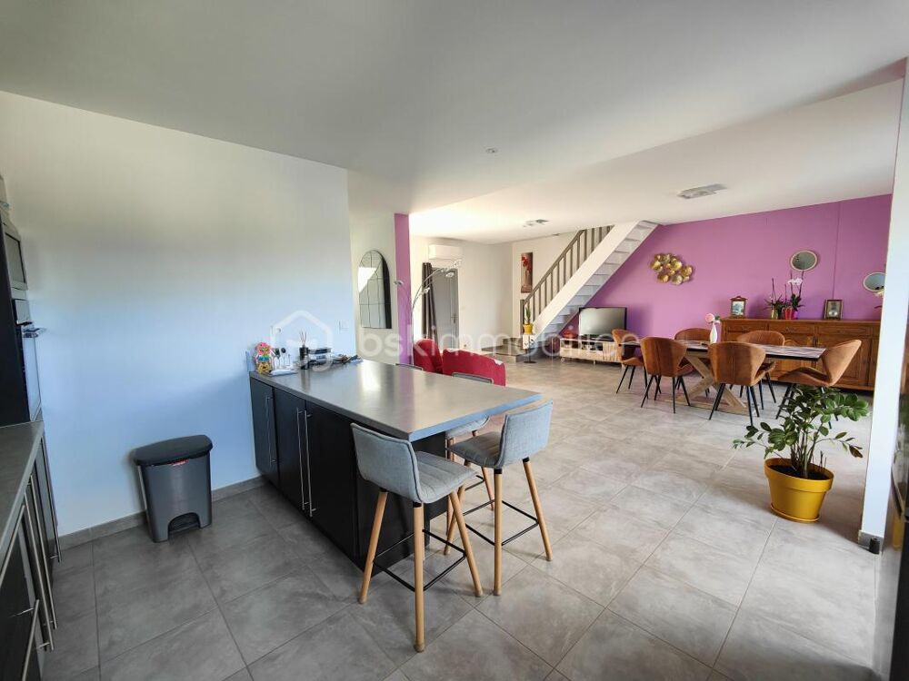 MONTREDON DES CORBIÈRES  VILLA R+1 - 120m² habitable - 3 CHAMBRES  DRESSING  CLIMATISATION RÉVERSIBLE - GARAGE  PISCINE EN