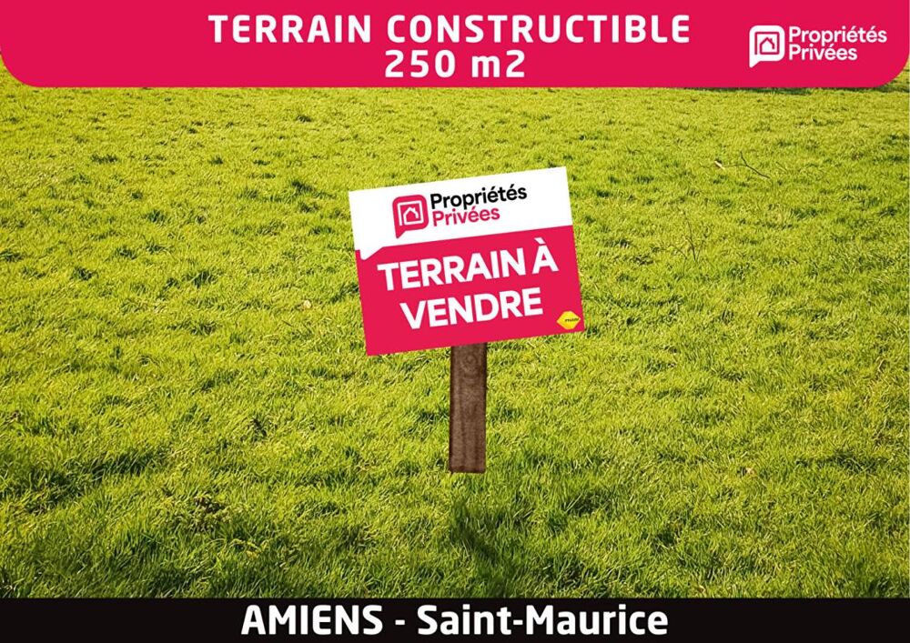 Vente Terrain Terrain constructible 250 m2 -  Amiens Saint-Maurice Amiens