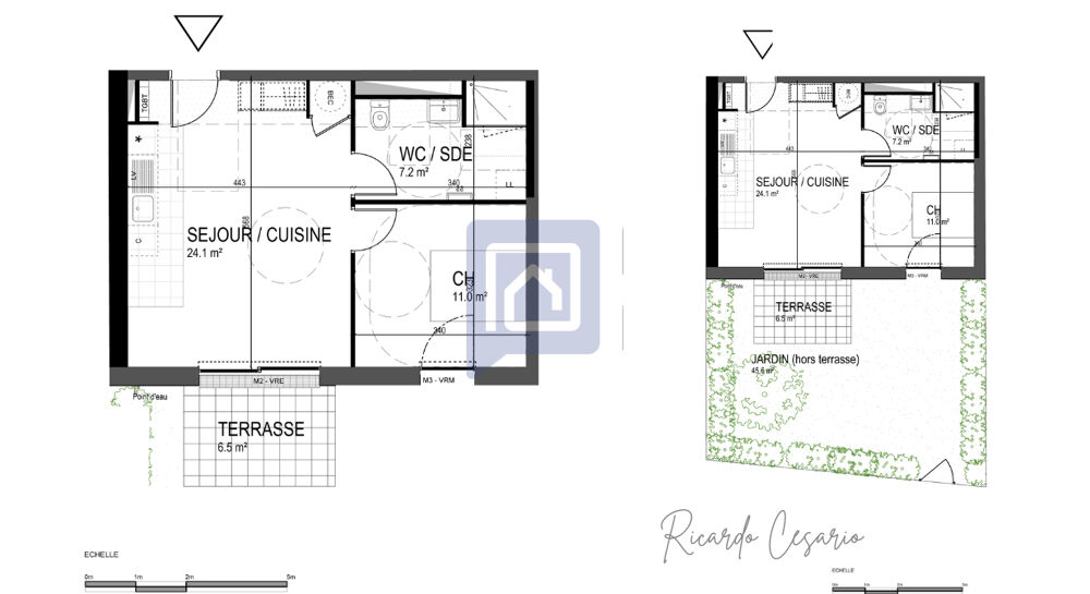 Vente Appartement Quimper 29000 - Appartement 2 pièces avec jardin privatif, terrasse et parking Quimper