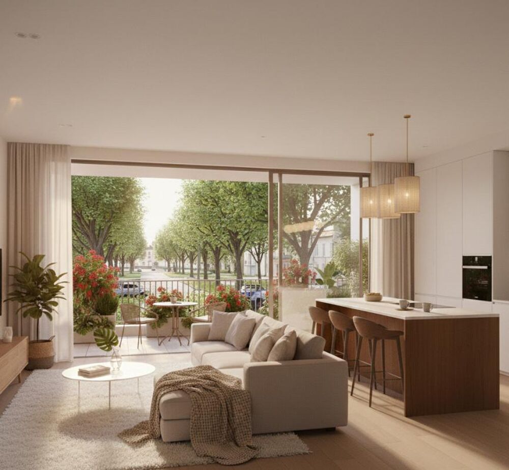 Très grand T3 avec avec balcon en dernier étage et 2 places de parking sécurisées !