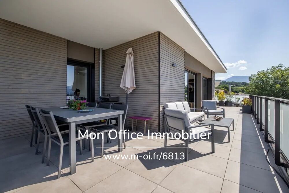 Référence : 6813-ANB. - Appartement T4 en attique avec terrasse de 90m2, garage, cave et 2 places de parking