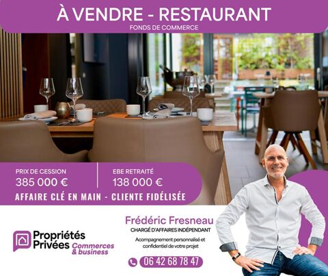 Restaurant Traditionnel - 200 Couverts - Logement - Ferm&eacute; Week-end 385000 56000 Vannes