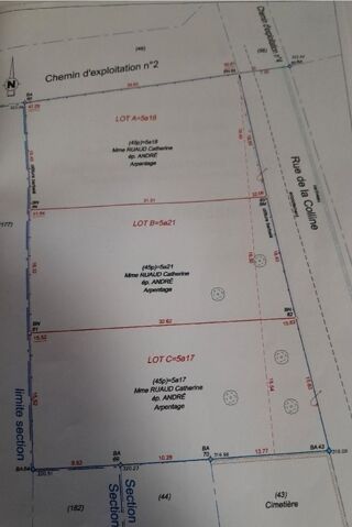  Terrain � vendre 1556 m�