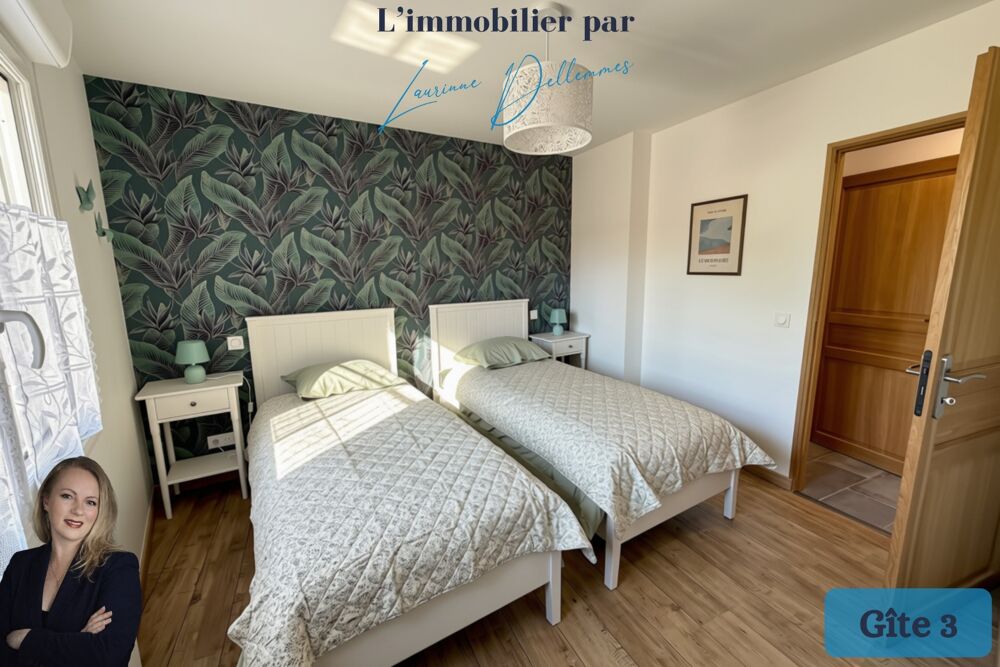 Vente Maison Propriété complète : Une maison de 160m2 + 3 gîtes meublés (possibilité 4) + Hangar + Terrain à Nivelle (59) Nivelle