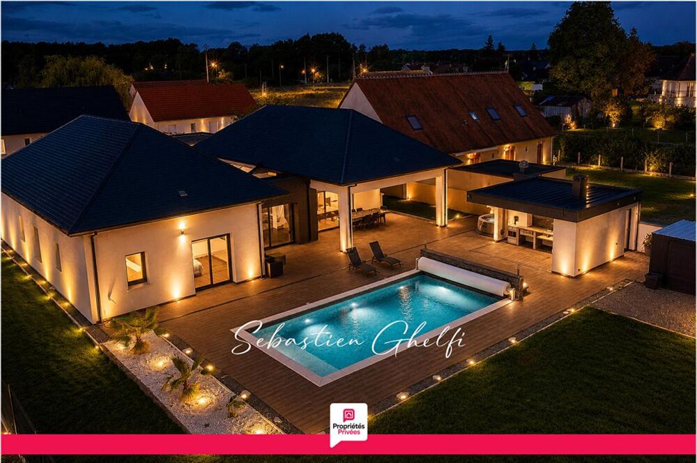 Vente Maison belle villa de plain-pied avec piscine- 4 chambres dont 1 suite-double garage Romorantin lanthenay