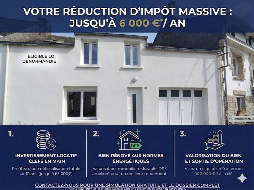 Maison de ville éligible dans le cadre de la loi Denormandie