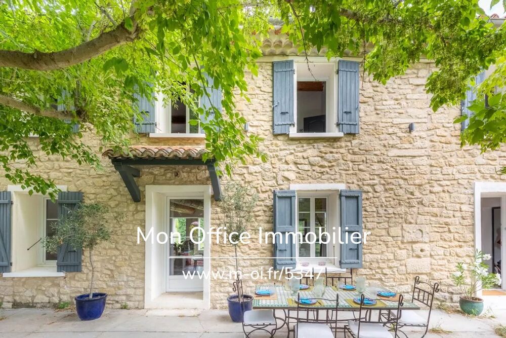 Vente Maison Référence : 7351-SJO - MAS en pierre dans le Vaucluse (84380)+ maison d'invités, remises, piscine, authenticité et calme Mazan