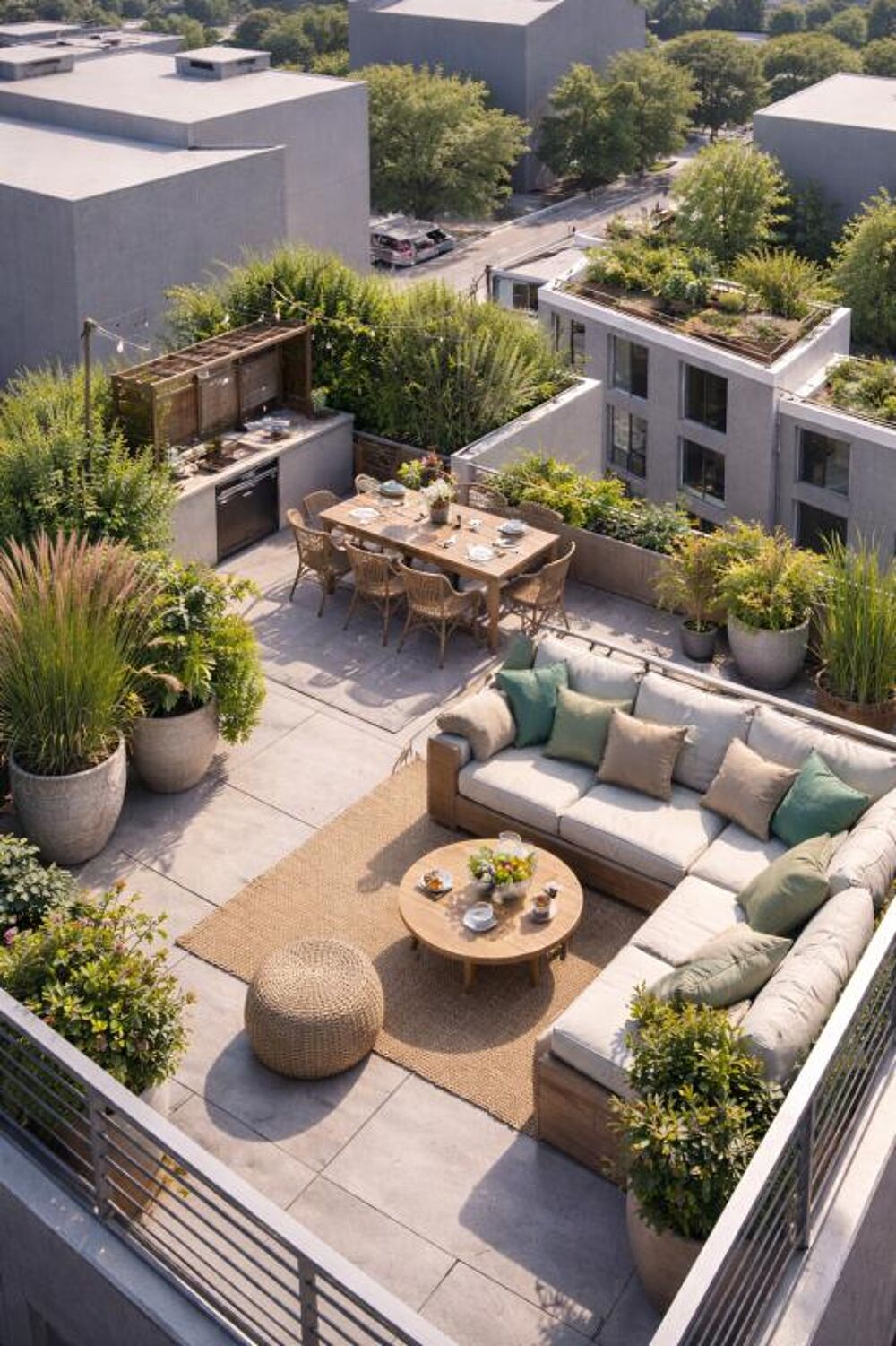 5 PIECES DUPLEX AVEC TERRASSES