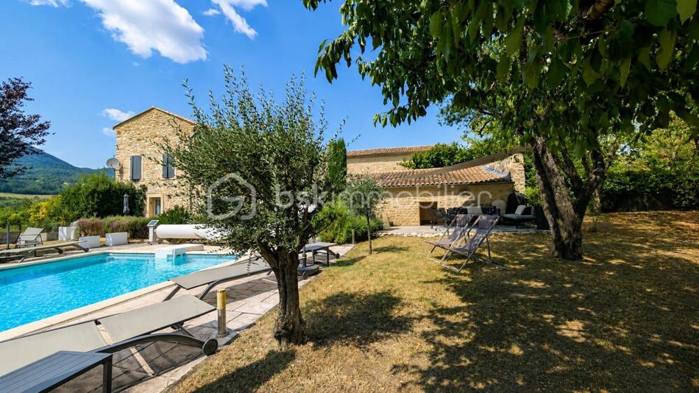 MAS XVIII? EN PIERRE  340 M²  8 CHAMBRES  PISCINE CHAUFFÉE  DRÔME PROVENÇALE