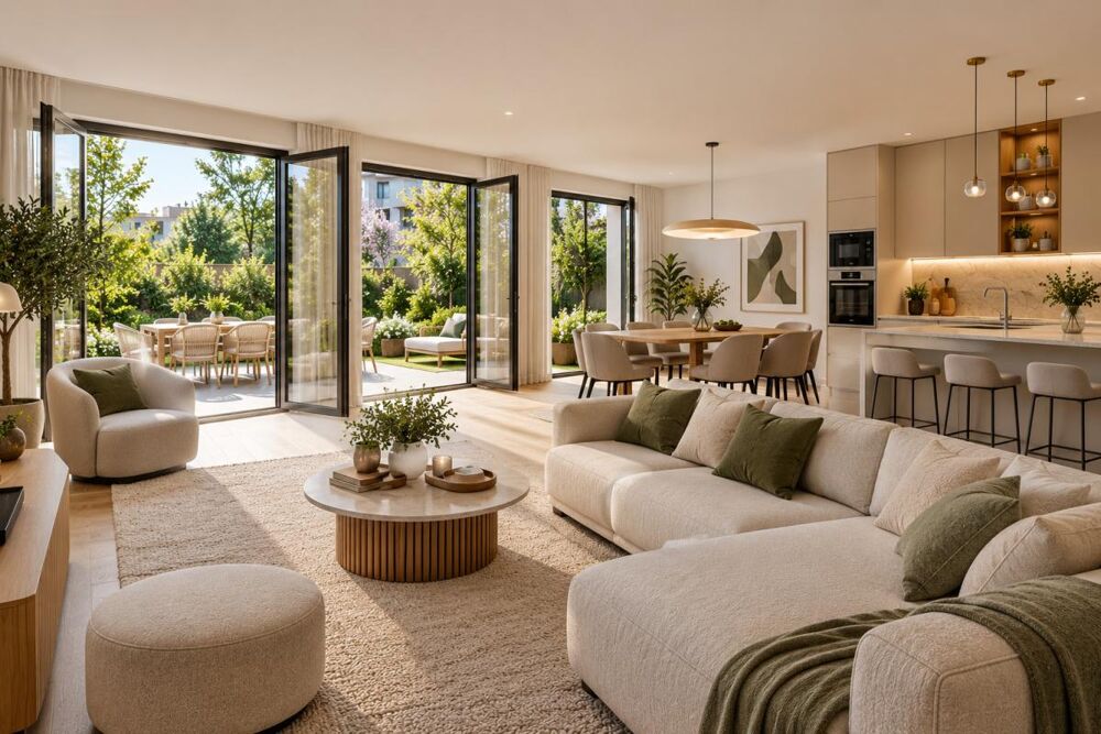 T3  GRAND JARDIN PRIVATIF DE 84 M²