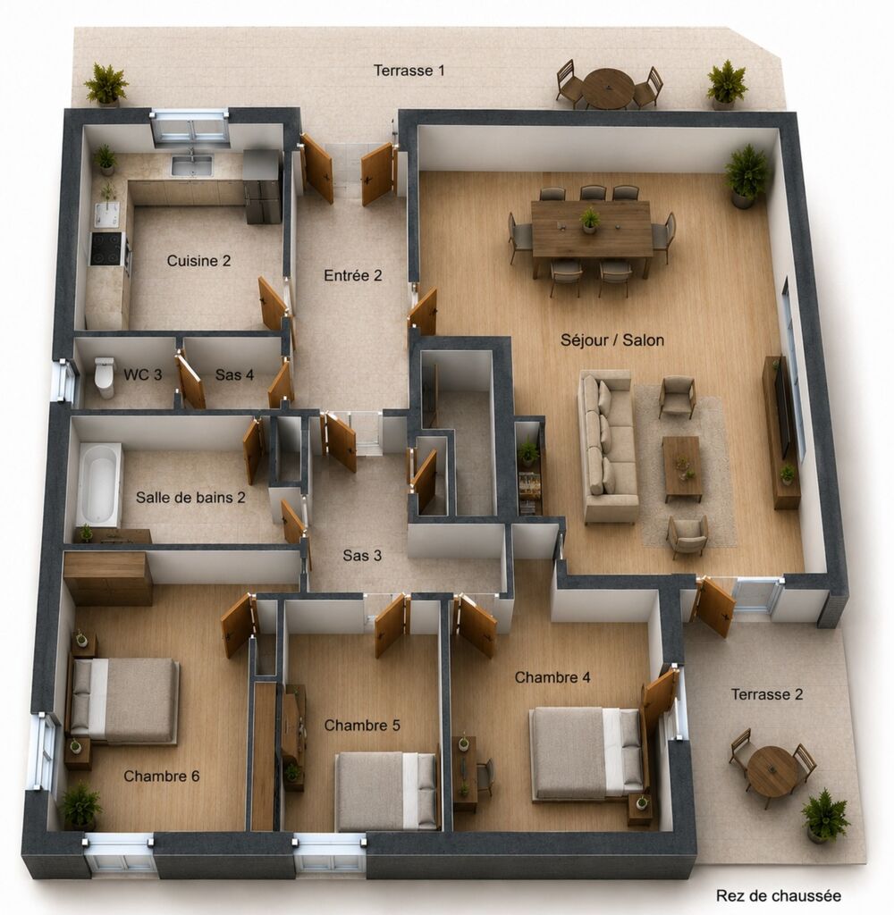 Vente Maison Maison familiale au coeur de Doué la Fontaine - Potentiel de 6 chambres Doue la fontaine