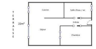  Appartement � vendre 2 pi�ces 28 m�