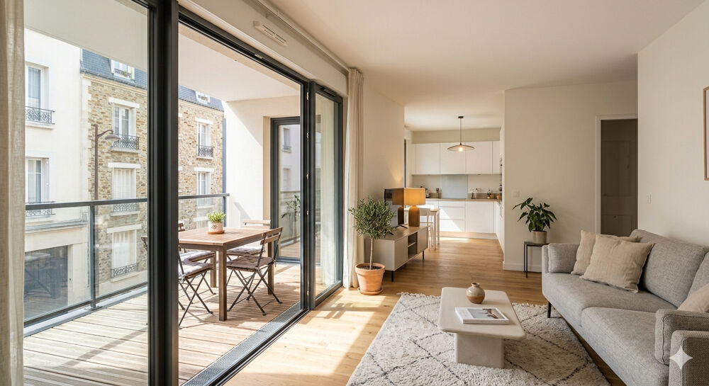- T2 avec BALCON et PARKING , PROCHE MÉTRO 14 -