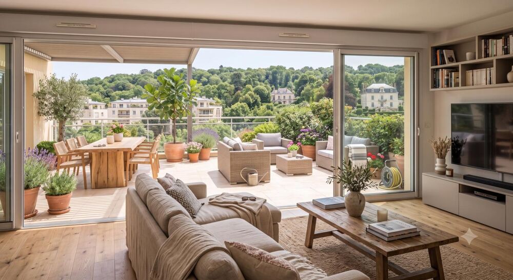 Vente Appartement Exceptionnel T3 avec terrasse de 55 m² dans un cadre paisible et verdoyant Chatou