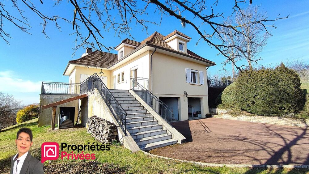 Vente Maison THIZY-LES-BOURGS (69240) , Maison individuelle avec vue , 4 chambres, garages, terrain 1700 m² Thizy les bourgs