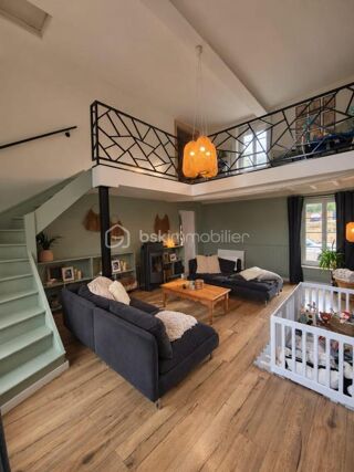Vente Maison FRESNEY-LE-PUCEUX - DES PIERRES, DES POUTRES, UN SALON QUI PREND DE LA HAUTEUR… ET CAEN À ENVIRON 15 MINUTES ! Fresney le puceux