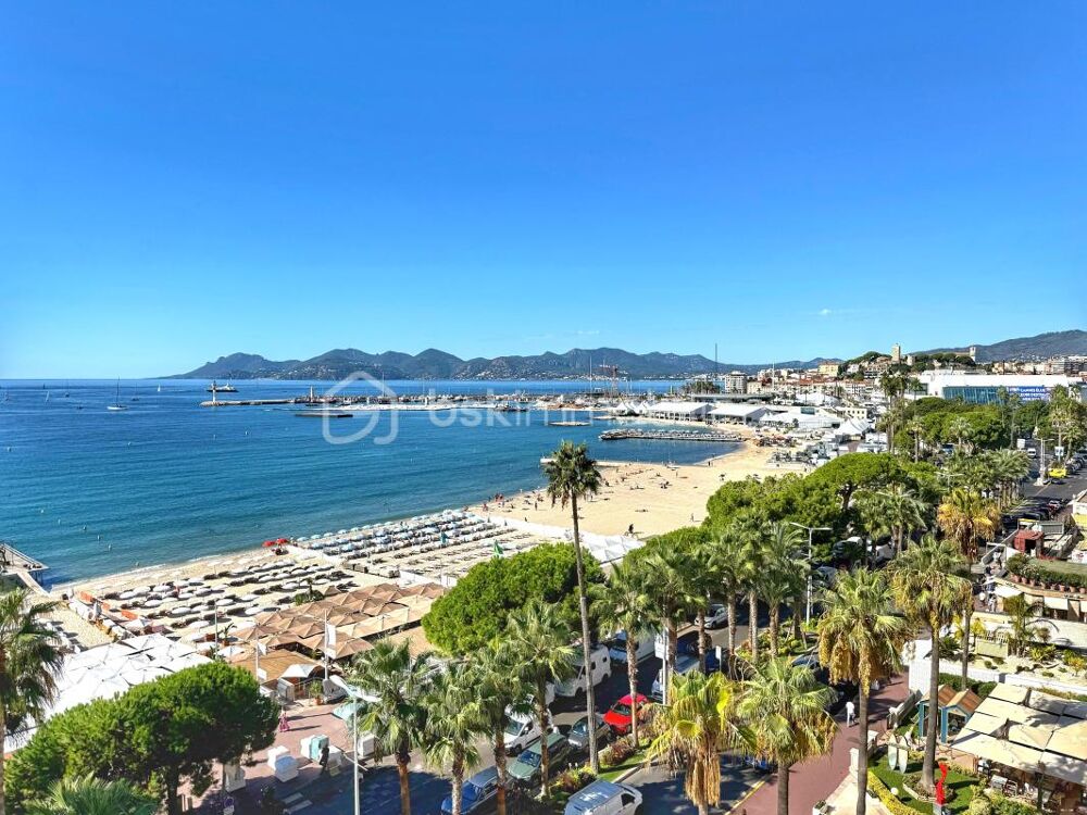 Vente Appartement CANNES CROISETTE - VUE MER PANORAMIQUE - APPARTEMENT 107M² - 3 CHAMBRES - PARKING - CARRE D'OR Cannes