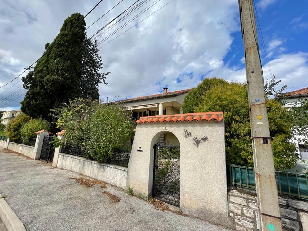 Vente Maison Alès quartier Clavières Exclusivité maison en pierres 6 pièces  sur 2 niveaux de 133 m2 sur terrain 501 m2 Ales