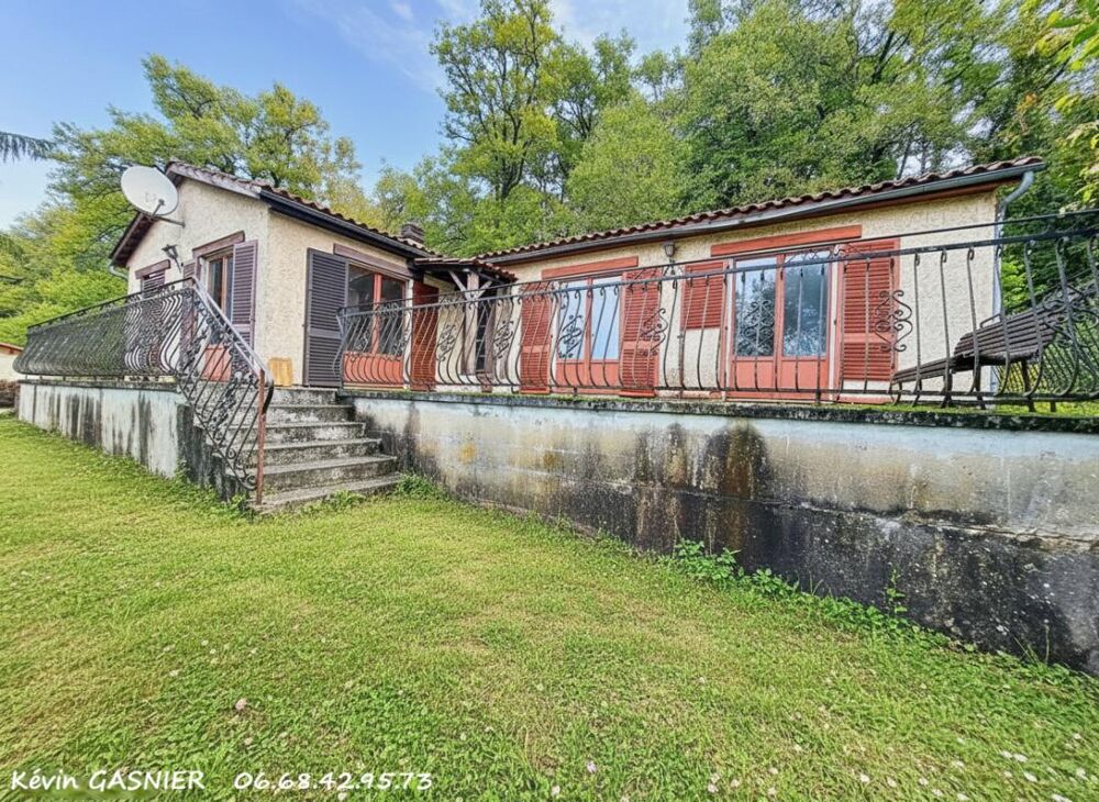 SIREUIL (16440) : Maison de plain pied de 109m2 + garage