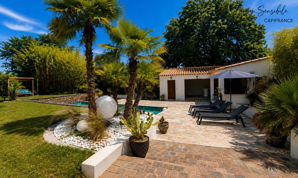 MAISON 185 M² + ANNEXE 50 m2  PISCINE / POOL HOUSE  TERRAIN 1200 M² - VILLAGE À PIED