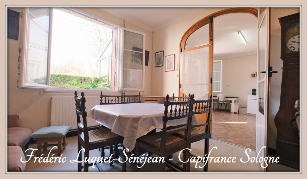 Vente Maison MAISON INDIVIDUELLE 5 PIÈCES À RÉNOVER – GRANDE VÉRANDA CHAUFFÉE, GRAND JARDIN ET DÉPENDANCES – LAMOTTE-BEUVRON (41) Lamotte beuvron