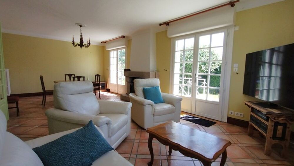 Maison à vendre 6 pièces COMBRIT (29) Sainte-Marine la plage à pied, quartier calme, en impasse. 2 chambres au rez-de-chaussée
