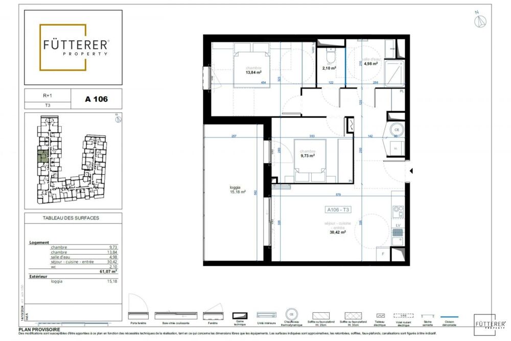 Vente Appartement APPARTEMENT T3 + TERRASSE + PARKING Narbonne