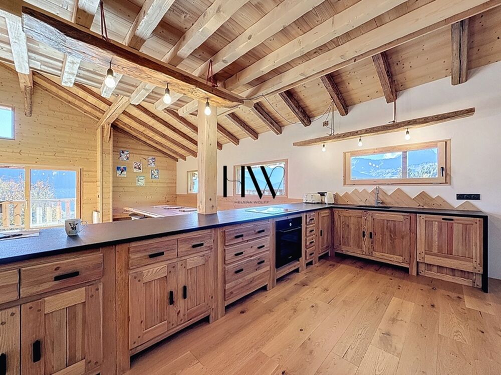 Vente Chalet Chalet d'exception à proximité de Megève – Vue panoramique sur les Aravis et Crest-Voland Megeve
