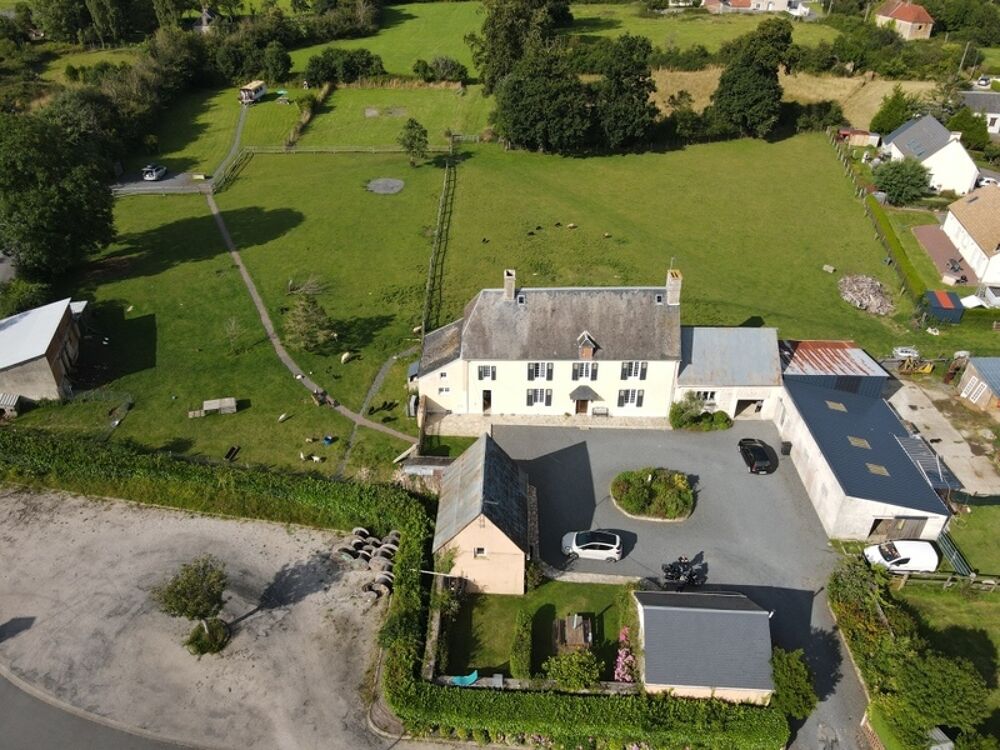 Vente Maison ? LES OUBEAUX (14230) – Domaine de charme avec chambres d'hôtes, roulotte et plus de 2,2 hectares Les oubeaux