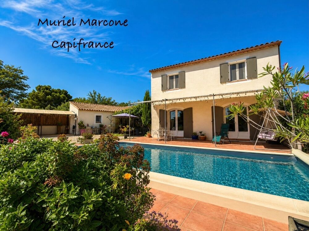Maison à vendre 6 pièces 130 m2, dépendance, piscine, jardin LAURIS (84)