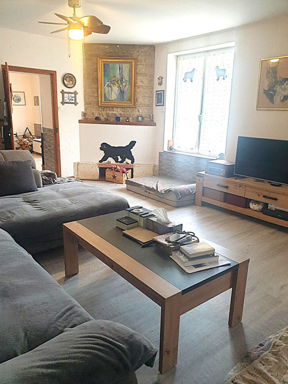 Vente Maison Maison 244 m² viager à vendre occupé 2 têtes AIGRE (16) terrain 2.5 hectares + boxes Aigre