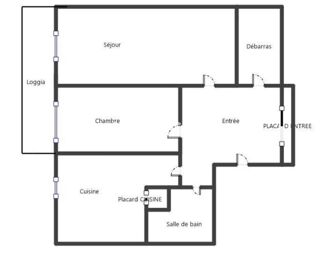  Appartement à vendre 2 pièces 60 m²