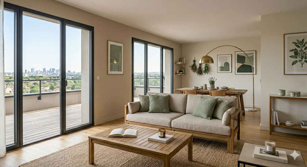 - RARE T6 en DUPLEX en CENTRE-VILLE avec TERRASSE et PARKING -