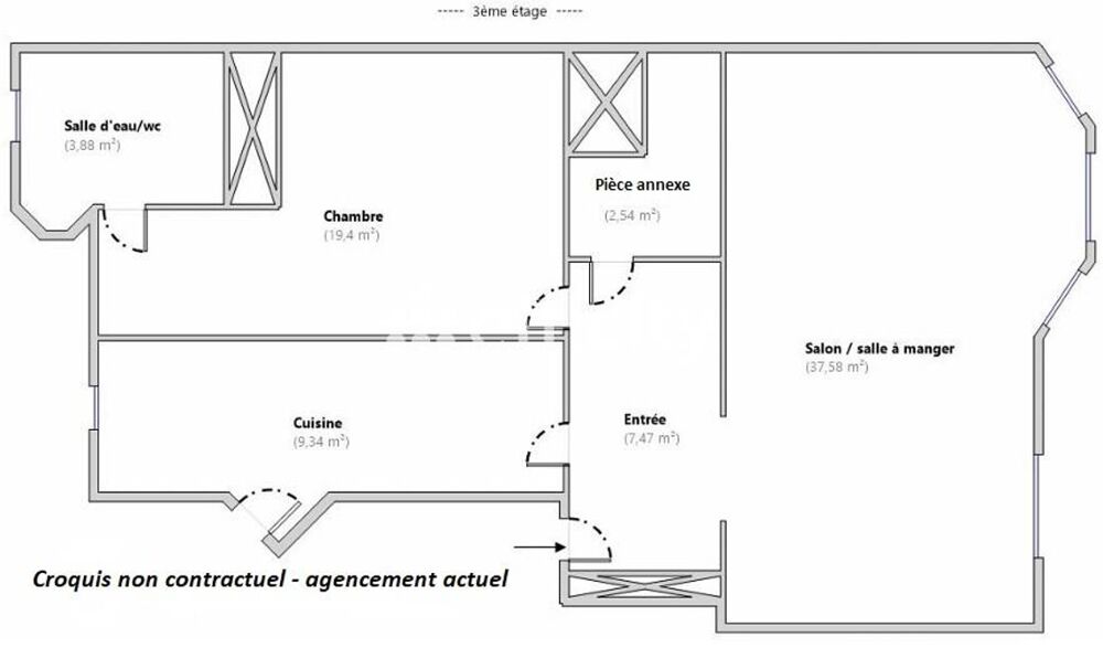 à vendre  Appartement Paris 8