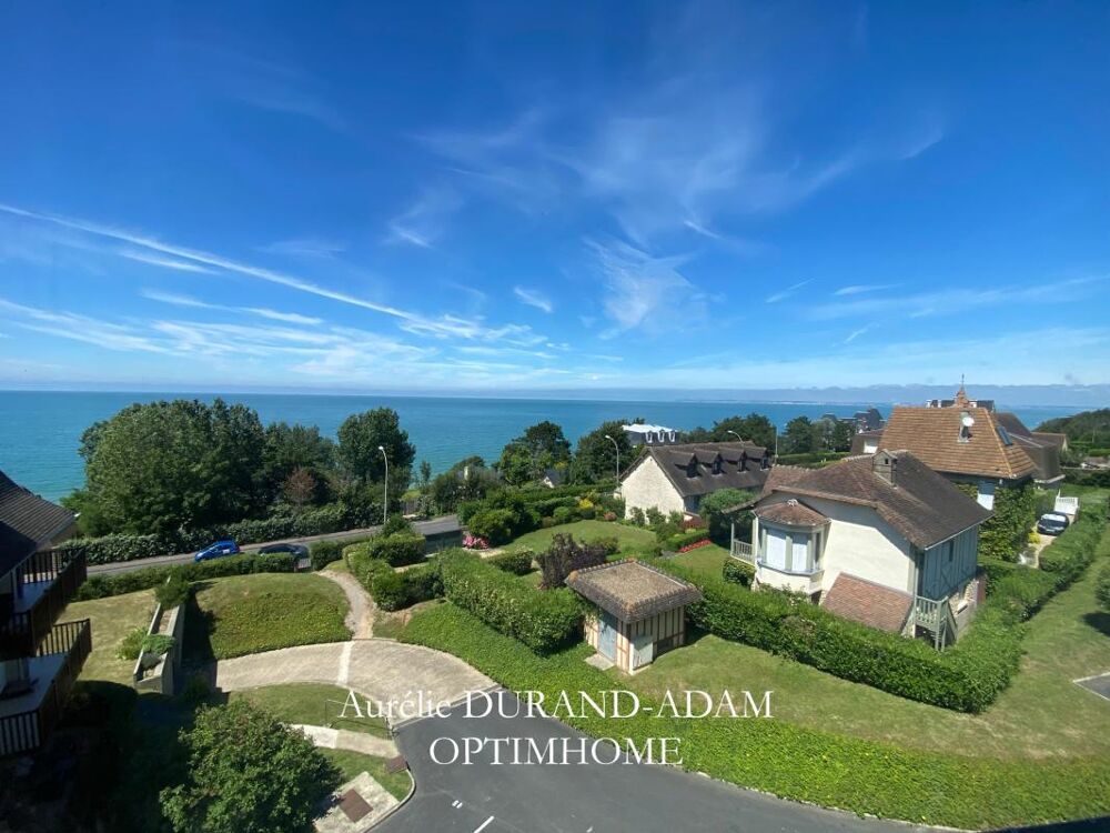 Vente Appartement Bénerville-sur-Mer – Un cocon avec une superbe vue mer, à deux pas de la plage - Emplacement de Parking privatif - Cave Benerville sur mer