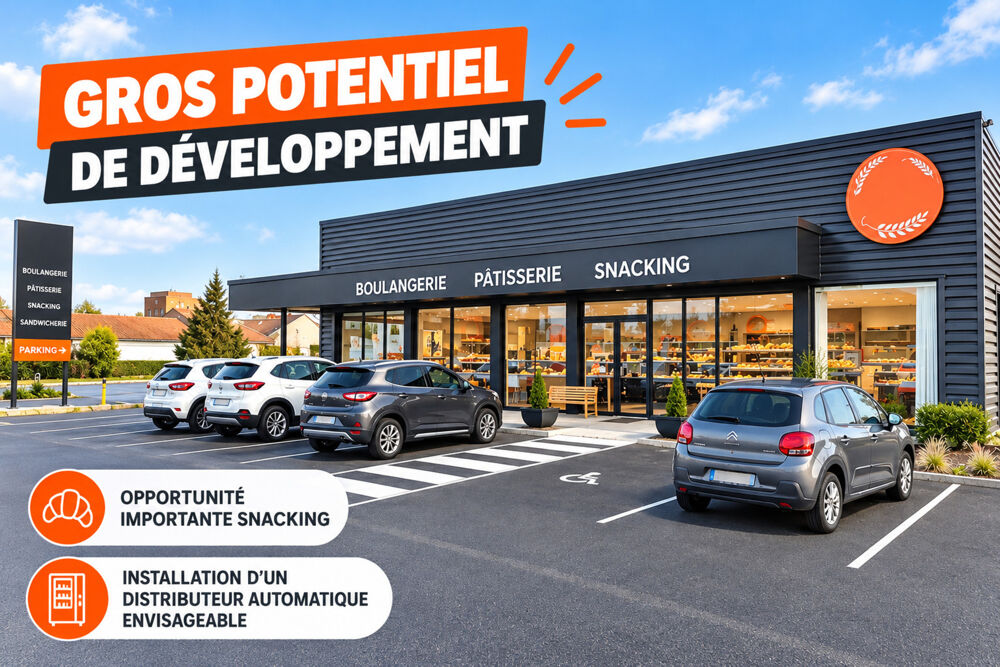   BOULANGERIE PATISSERIE -  LUCON (85)_ BELLES PRESTATIONS + BONNE RENTABILITE + VENTE MURS POSSIBLE 