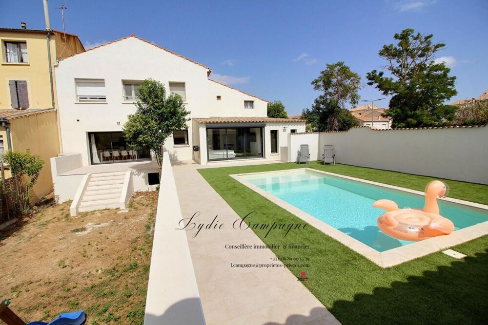 Vente Maison MAISON DE PLAIN-PIED 140 M² ,  JARDIN À JOUISSANCE EXCLUSIVE ,PISCINE ,GARAGE Cuxac d aude
