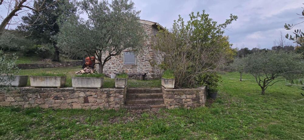 Vente Terrain LE MUY  AUTHENTIQUE CABANON PROVENÇAL EN PIERRE AVEC OLIVERAIE de 4392m² Le muy