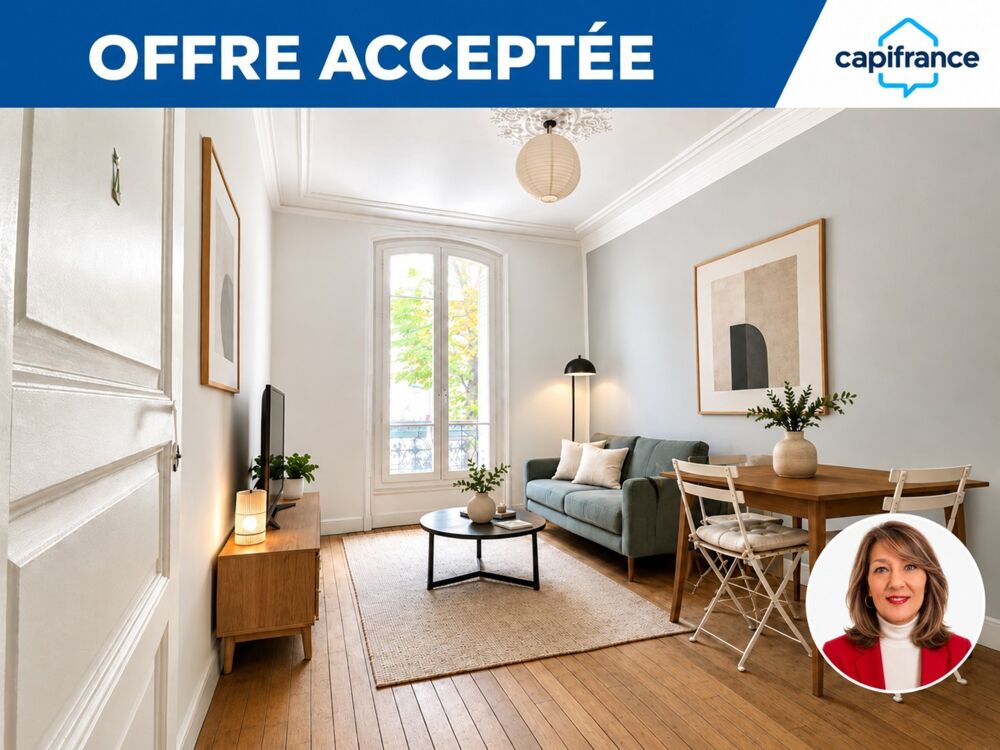 NANTERRE Centre-Ville  Proche RER  Appartement 2 pièces de 42,25 m²