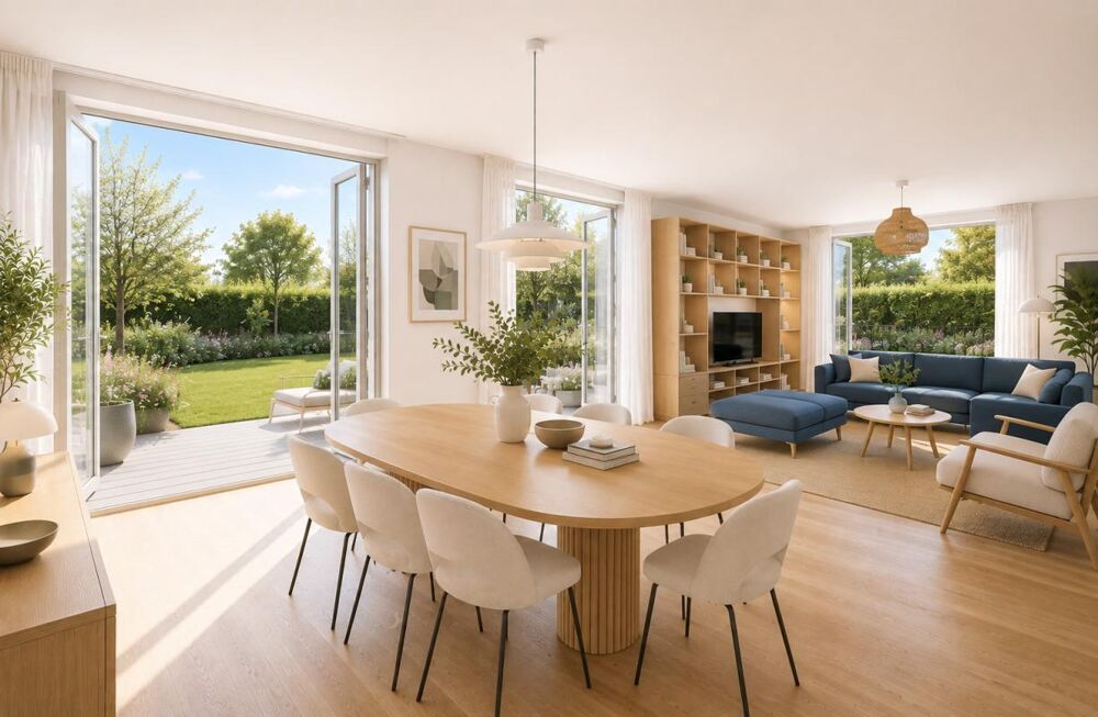 MAISON NEUVE FAMILIALE 6 PIÈCES  JARDIN