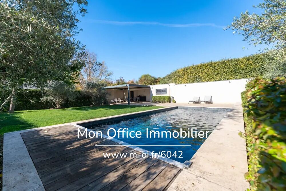 Vente Maison Référence : 6042-DVI - Villa contemporaine de plain-pied à Éguilles 6 pièces - piscine - pool house - garage Eguilles