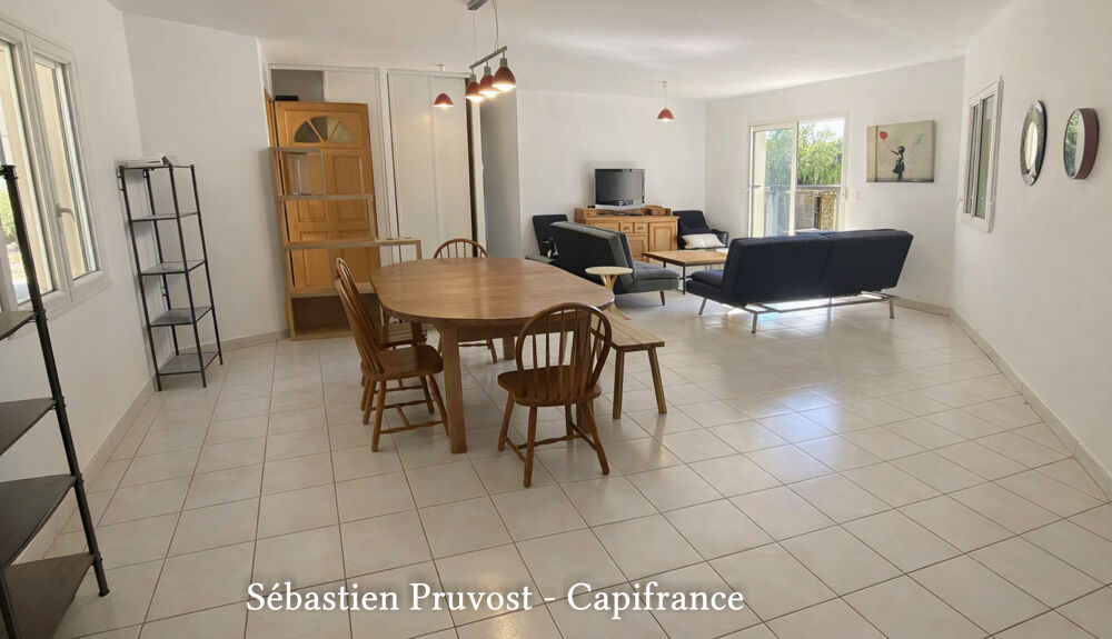 Maison Plain-pied 113.5m2+21.5m2 avec un gîte à vendre 4 pièces BRANTOME (24) - Garage, piscine chauffée 11x5 avec sa plage et c