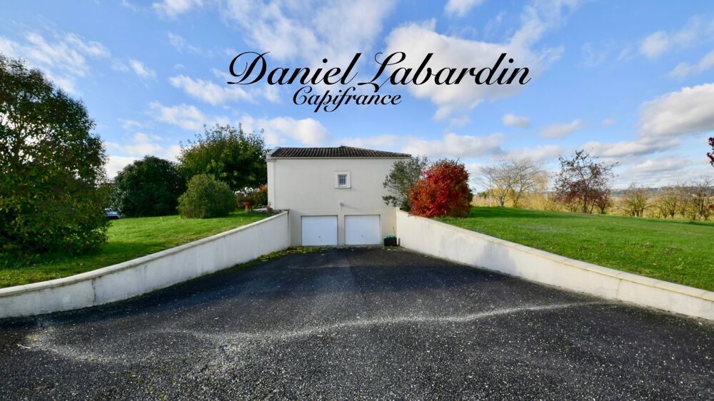 Maison de 188m2 avec vue panoramique - 4 chambres - garage - sous-sol à SAINT PIERRE SUR DROPT